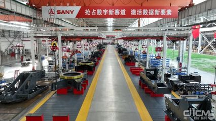 浙江三一裝備履帶起重機(jī)5G工廠(chǎng)